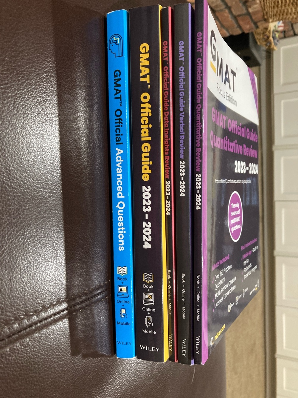 Wiley GMAT Official Guide 2023-2024 Set - used-most are in perfect condition